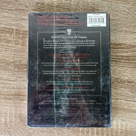 Scarface DVD 2003 Two-Disc Set Widescreen Anniversary Edition New 025192315725 - Picture 7 of 10